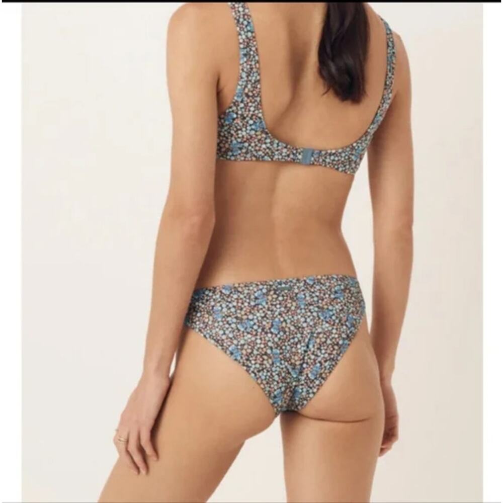 Spell Poppy Bikini Set Scoop Top Cheeky Pant Floral Top SZ L Bottom SZ M NWT - Picture 7 of 9